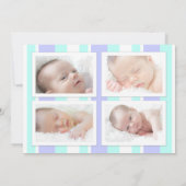 GreenDragon写真誕生のお知らせ 案内状 (裏面)