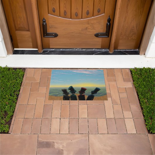 Greener pastures  Spiral Photo Notebook ドアマット (室外)