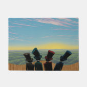 Greener pastures  Spiral Photo Notebook ドアマット (正面)