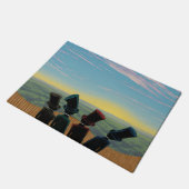 Greener pastures  Spiral Photo Notebook ドアマット (アングル)