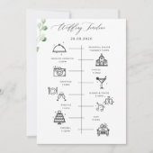 Greeneryのタイムラ結婚インプログラムとウェルカムセンター 招待状 (正面)