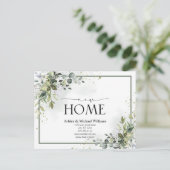 Greeneryの新しいホームスクリプトの動きのお知らせ 案内ポストカード (スタンド正面)