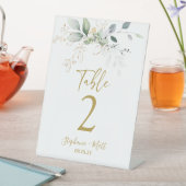 Greeneryの結婚テーブル番号台座記号 台座サイン (インサイチュ)