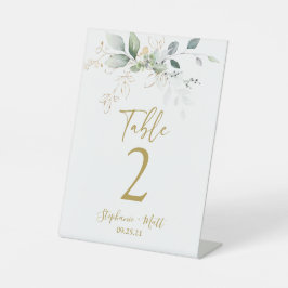 Greeneryの結婚テーブル番号台座記号 台座サイン