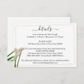 Greeneryの結婚詳細挿入 エンクロージャーカード (正面/裏面)