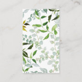 Greeneryの結婚QRオンラインRSVP エンクロージャーカード (裏面)