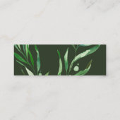 Greeneryの結婚WebサイトRSVPカード、エンクロージャ スキニー名刺 (裏面)