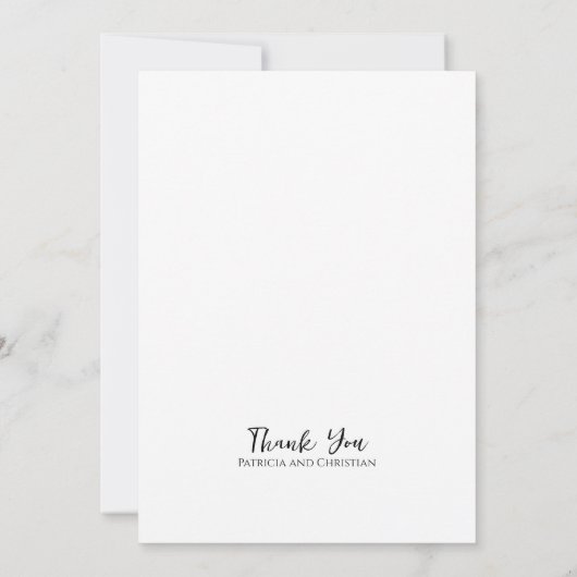 greeneryエレガント招待を保存 招待状 (裏面)