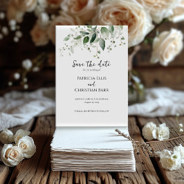 greeneryエレガント招待を保存 招待状