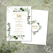 Greenery 50th結婚の記念日を保存 セーブザデート