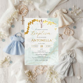 Greenery Baptism Invitation 招待状
