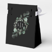 Greenery Blackモダン's Thank結婚 You フェイバーボックス (裏面サイド)