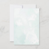 Greenery Branches RSVP Card 案内状 (裏面)