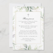 Greenery "Celebration of Life" Photo Funeral   招待状 (裏面)