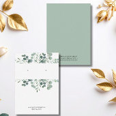 Greenery Earring Display Holder Card 名刺