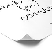 Greenery Eucalyptus – ありがとうござ来う ポスター (角)