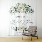 Greenery Eucalyptus Bridal Shower タペストリー (インサイチュ)