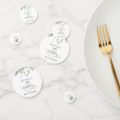 Greenery, Eucalyptus Leaves, Boho, Birthday コンフェッティ (グループ)