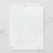 Greenery Eucalyptus Watercolor Wedding Invitation 招待状 (裏面)