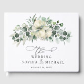 Greenery Eucalyptus Wedding ゲストブック (正面)