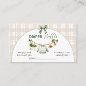 Greenery Farm Diaper Raffle Ticket Locally Grown エンクロージャーカード (正面)