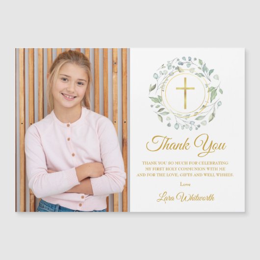 Greenery First Holy Communion写真ありがとう (正面)