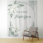Greenery Floral Wedding Botanic Backdrop Tapestry タペストリー (インサイチュ)