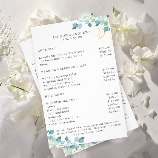 Greenery Flyerモダン氏 チラシ