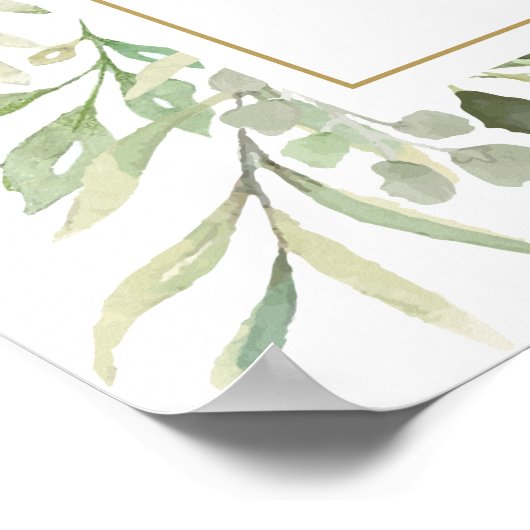 Greenery Funeral Celebration Of Life 2 Photo ポスター (角)