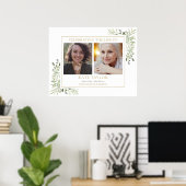 Greenery Funeral Celebration Of Life 2 Photo ポスター (ホームオフィス)