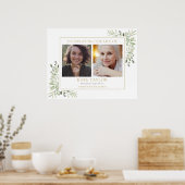 Greenery Funeral Celebration Of Life 2 Photo ポスター (キッチン)