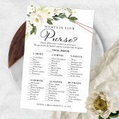 Greenery Geometric What'S In Your Whood Game Flyer チラシ