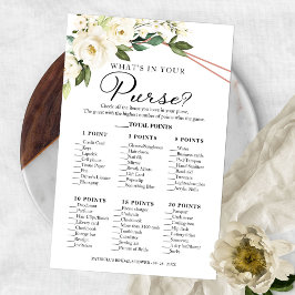 Greenery Geometric What'S In Your Whood Game Flyer チラシ