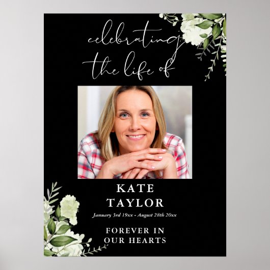 Greenery Memorial Celebration Of Life Photo ポスター (正面)