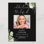 Greenery Memorial Funeral Order Of Service プログラム (正面)