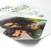 GREENERY PHOTOの結婚WELCOME SIGN BUDGET ポスター (角)