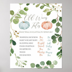 Greenery Pink Mint Peach Pumpkin Old Wives Tales ポスター