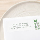Greenery Return Address ラベル
