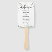 Greenery Script Timeline Program Invitation ハンドファン (正面)