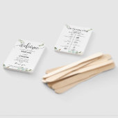 Greenery Script Timeline Program Invitation ハンドファン (組立なし)