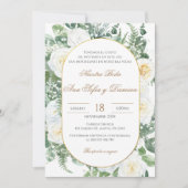 Greenery Spanish Wedding Invitation 招待状 (正面)