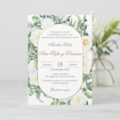 Greenery Spanish Wedding Invitation 招待状 (スタンド正面)