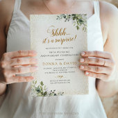 Greenery Surprise Anniversary Invitation -  EAC202 招待状