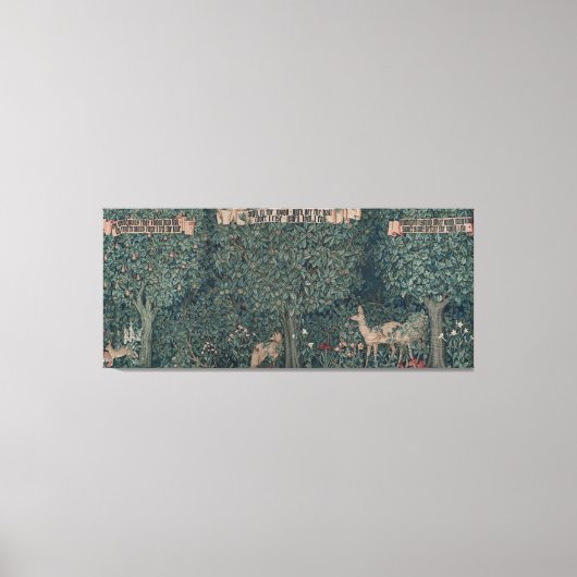 Greenery, Victorian Era Tapestry by Henry Dearle キャンバスプリント (正面)