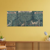 Greenery, Victorian Era Tapestry by Henry Dearle キャンバスプリント (インサイチュ (リビング))