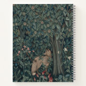 Greenery, Victorian Era Tapestry by Henry Dearle ノートブック (裏面)