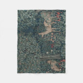 Greenery, Victorian Era Tapestry by Henry Dearle フリースブランケット (正面)