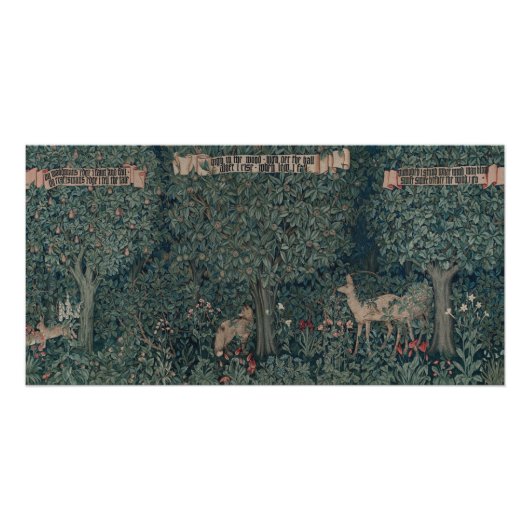 Greenery, Victorian Era Tapestry by Henry Dearle ポスター (正面)