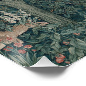 Greenery, Victorian Era Tapestry by Henry Dearle ポスター (コーナー)