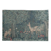Greenery, Victorian Era Tapestry by Henry Dearle 枕カバー (裏面)